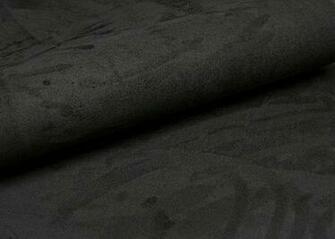 Self Adhesive Fabric Suede Diy Wrap Black 500mm X 450mm Shipping