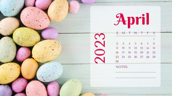 April Calendar Wallpaper