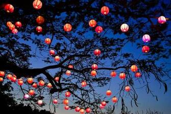Chinese Lanterns Wallpaper