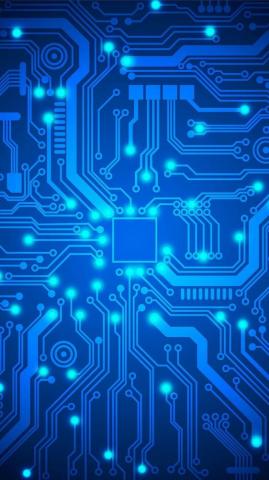 Cyber Blue Wallpaper Awesome HD