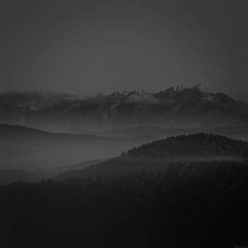Mountain Peace Dark Sky Nature iPad Air Wallpaper