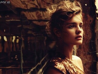 Natalia Vodianova Harpers Baza Wallpaper