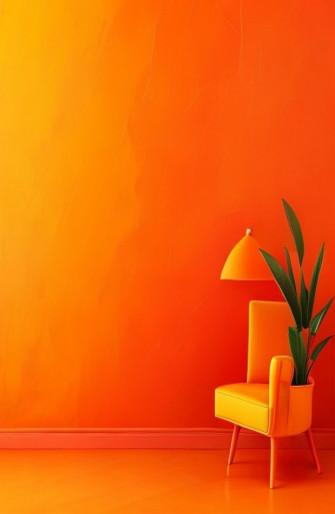Solid Orange Wallpaper