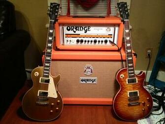 My Wallpaper Music Orange Amplifier