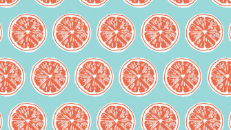 Preppy Orange Slices Wallpaper