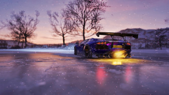 Lamborghini Aventador In Forza Horizon R Wallpaper