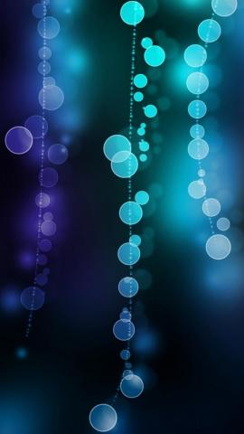 Colorful Abstract Circle Pattern iPhone Wallpaper