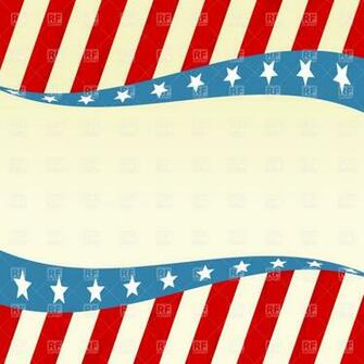 Patriotic Wave With Stars And Red White Blue Royalty