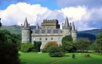 Wallpaper Inveraray Castle Scotland X Widescreen Desktop