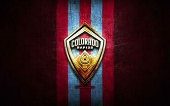 Wallpaper Colorado Rapids Golden Logo Mls Purple
