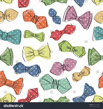 Bowtie Background Pattern The