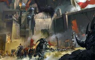 Wallpaper Fantasy Art Dongbiao Lu Nefarian Buff Image