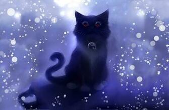 Wallpaper Cats Animals Painting Art