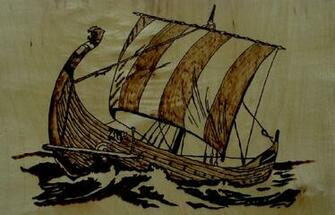 Viking Ship Wallpaper
