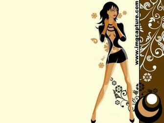 Black Sexy Dress Girl Desktop Pc And Mac Wallpaper