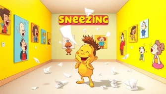 Sneezing Background