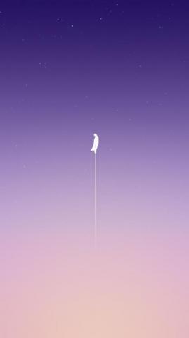 Superman Leaving The Earth iPhone Wallpaper
