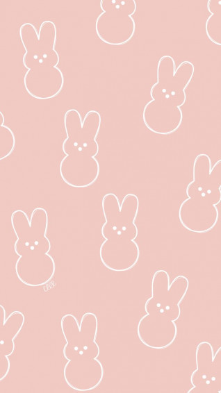 Easter April Wallpaper Bunny Preppy