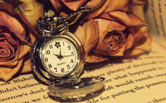 Antique Clock Wallpaper On
