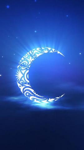 Holy Ramadan Moon iPhone 5s Wallpaper