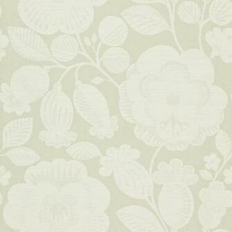 Harlequin Folia Wallpaper Verena Paper White Silver Mist