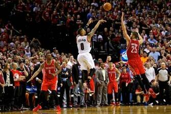 Damian Lillard Ends Houston Rockets Season With Three Point Dagger