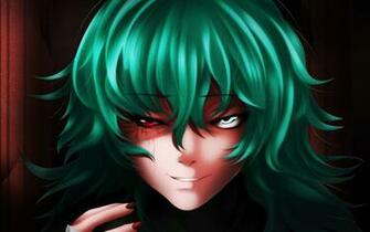 Wallpaper Eto Yoshimura Green Hair Aogiri Tree Leader