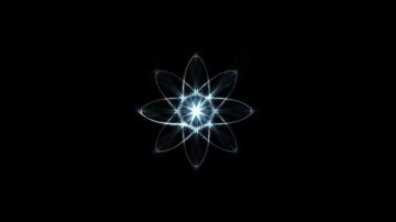 Glowing Atom HD Wallpaper