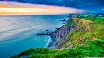 Coast Cornwall England United Kingdom 4k HD Desktop