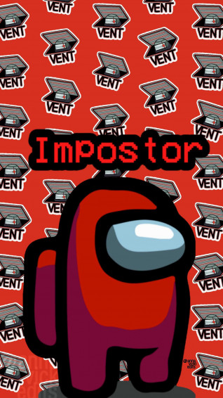 Among Us Impostor Wallpaper