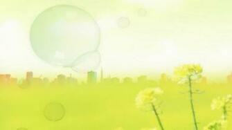 Bubbles Floating Above The City Wallpaper