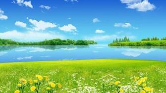 Sunny Spring Day Wallpaper