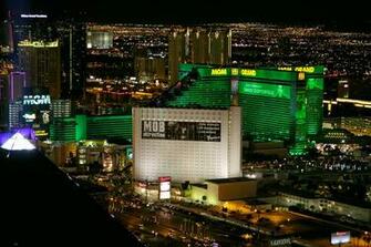 Las Vegas City Hotels Casinos Night Lights Wallpaper