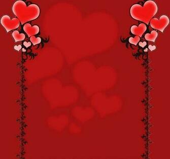 Red Love Heart Background