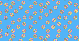 Yellow Donut Background Art Fashion Odd Future Talk