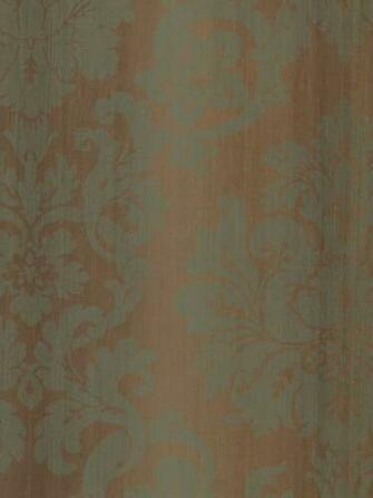 Interior Place Bronze Damask Stria Wallpaper