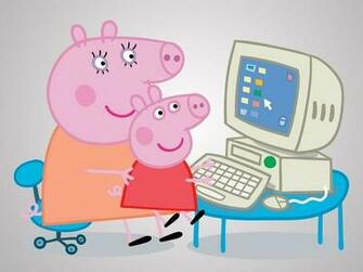 Da Peppa Il Fratellino George Mamma Pig E Pap Intorno A Loro
