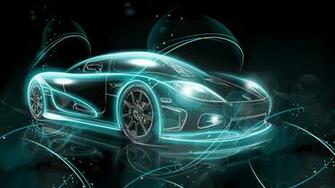 Car Neon Style High Quality And Resolution Wallpaper On