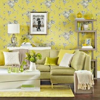Living Room Wallpaper For Grey