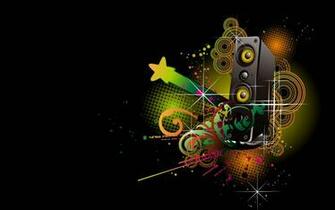 Music Wallpaper Abstract Colorful Digital Art