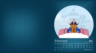 February Desktop Wallpaper Calendar Calendarlabs