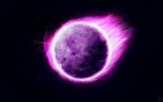 Strange Purple Planet HD Wallpaper