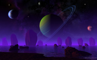 Sci Fi Landscape HD Wallpaper