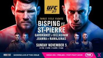 Ufc Bisping Vs St Pierre Red Cow Hotel