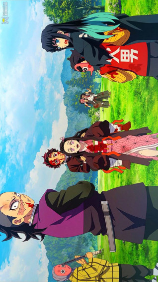 On Demon Slayer Wallpaper