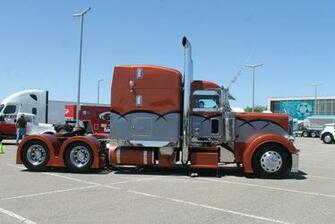 Peterbilt Big Rig Tractor Custom Tuning Wallpaper Pictures