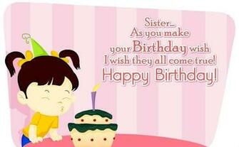 Sister Happy BirtHDay Wallpaper Cute
