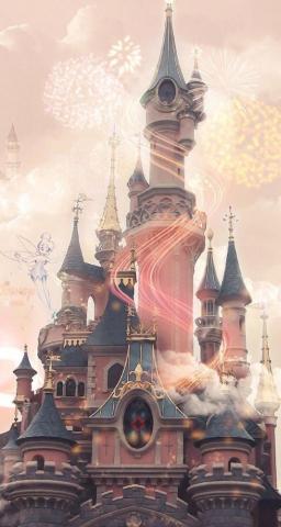 Disney Castle Tinkerbell Wallpaper On