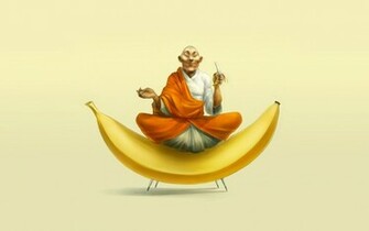 Funny Banana Wallpaper