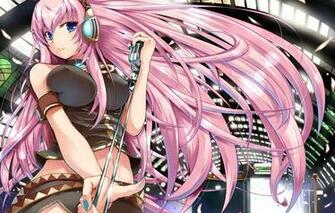 Wallpaper Headphones Microphone Vocaloid On Stage